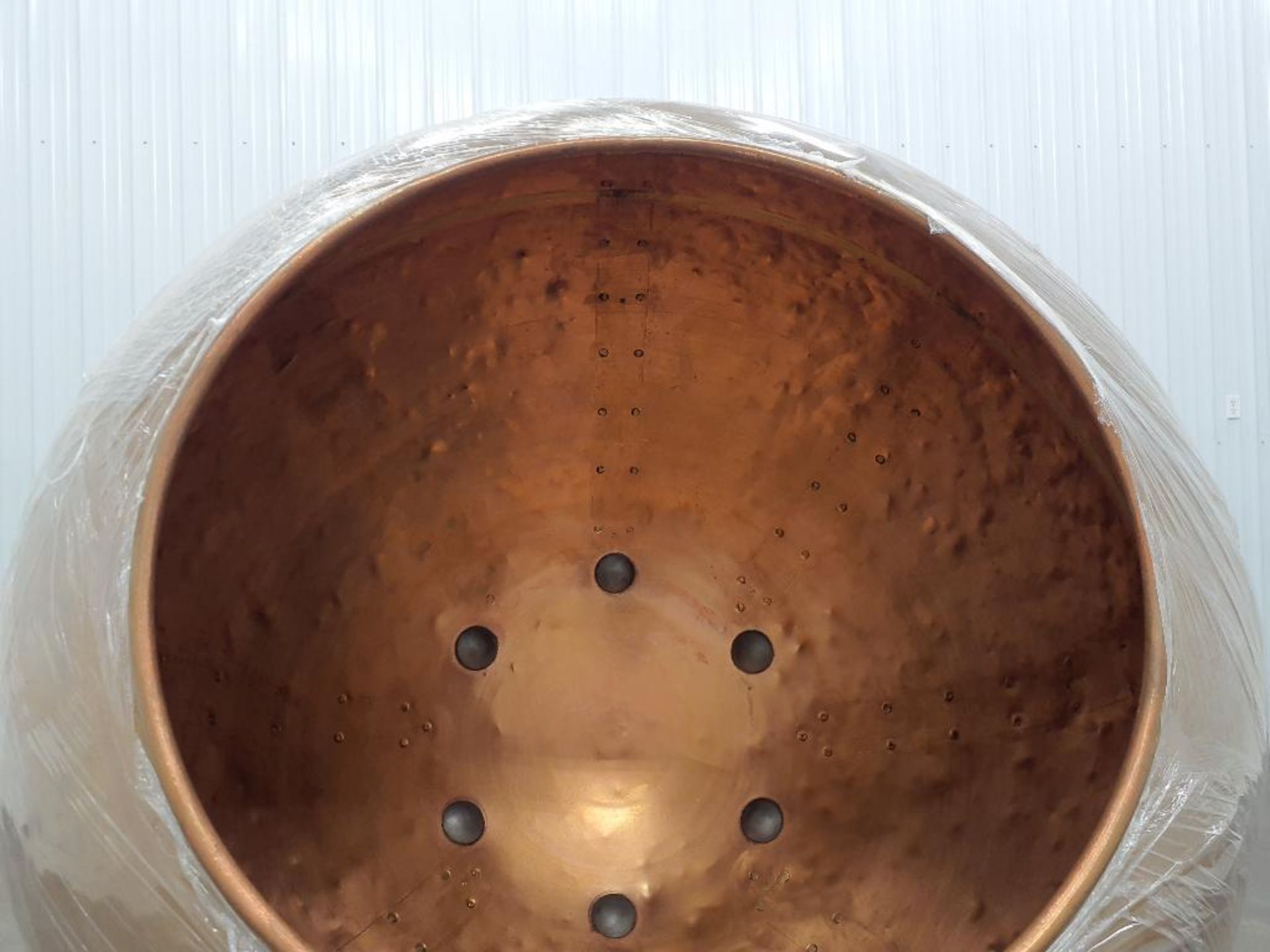 38" Diameter Copper Candy Coating Drums with Motor - Image 6 of 19