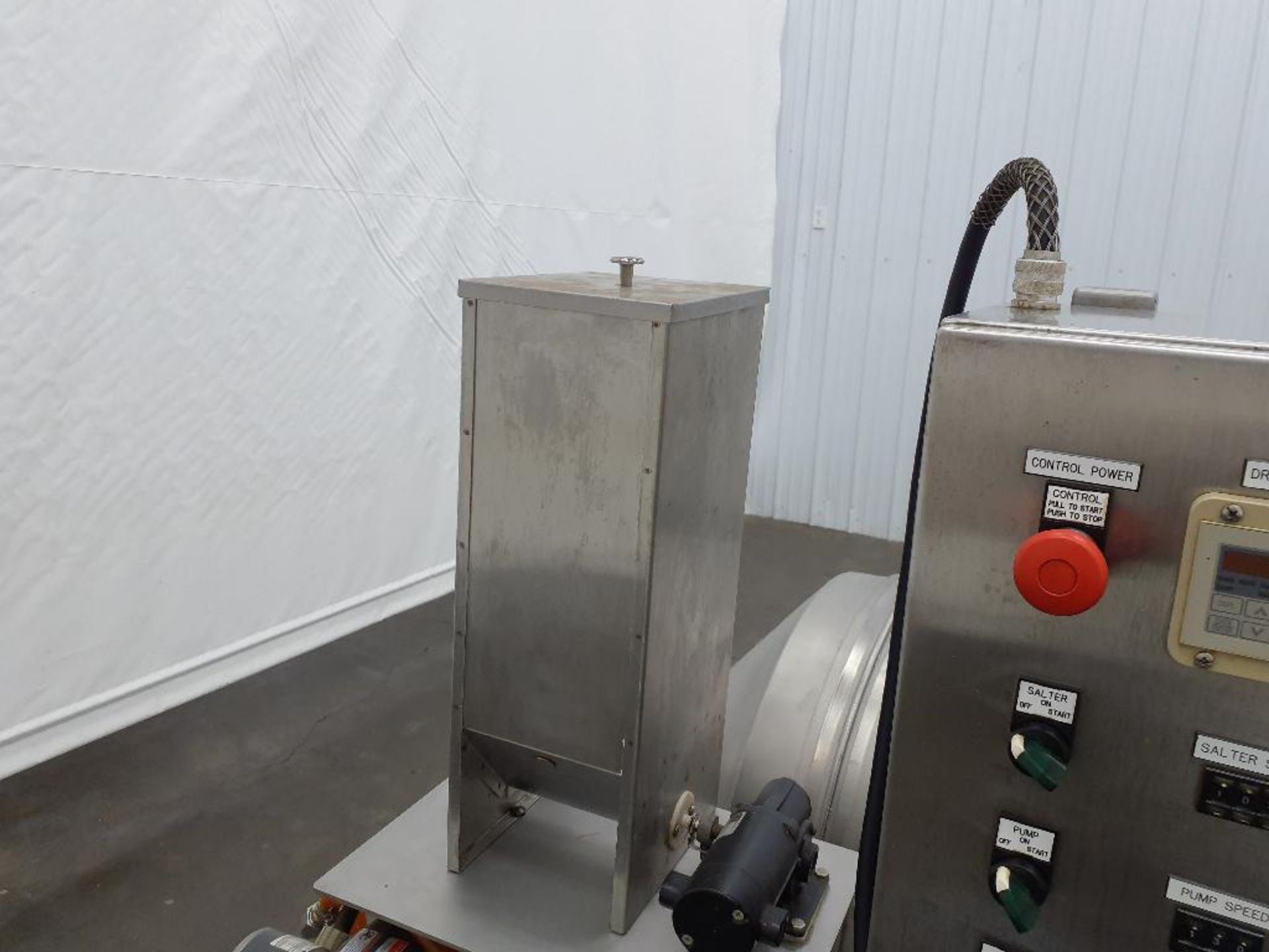 Cretors FT2000-X-W2-X 200 Pound Seasoning Drum W/ Dry Ingredient Injection - Image 13 of 28