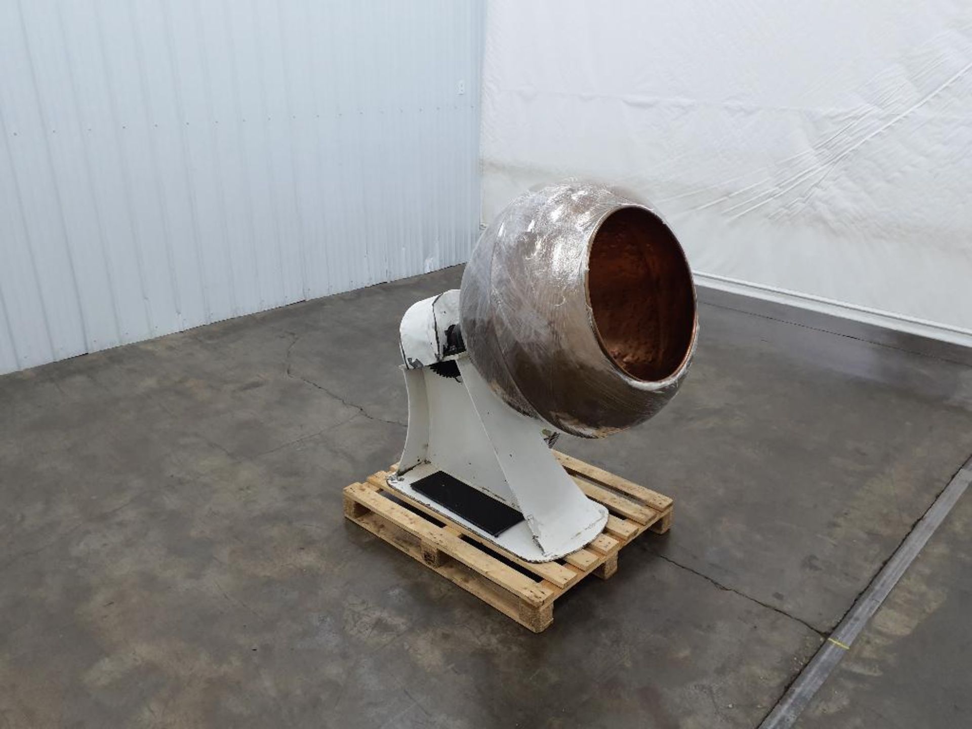 38" Diameter Copper Candy Coating Drums with Motor - Image 4 of 19