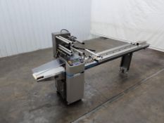 Doboy Stratus 1-Up Seal Jaw Print Registered Flow Wrapper w Lugged Infeed Conveyor