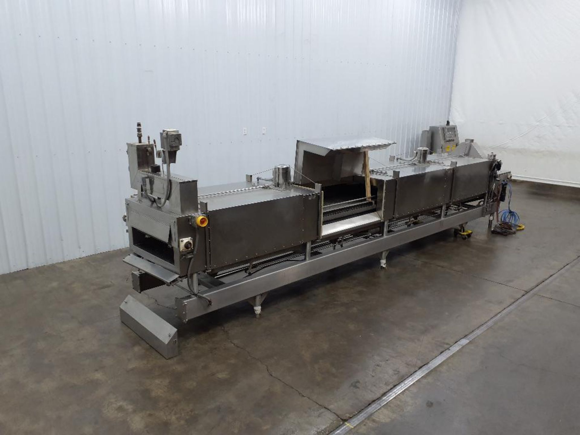 Air Products R3-3021-PLG Stainless Steel 22'L Nitrogen Freeze Tunnel with 24"W Belt