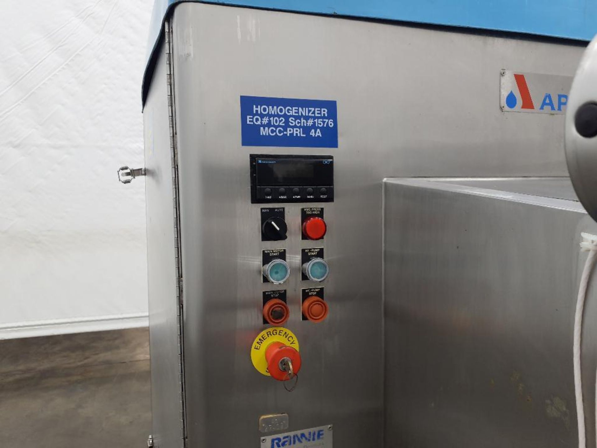 APV Rannie Blue-Top Stainless Steel Homogenizer - Image 7 of 24