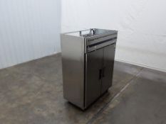 Everest ESWR2 Stainless Steel Reach In Refrigerator