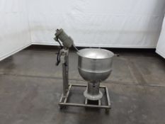 Groen PT 40 Stainless Steel 40 Gallon Hot Water Jacketed Kettle W/ Propeller Agitation