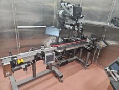 CTM 360a-2 Print And Apply Top And Clamshell Merge Labeler With Zebra ZE500 Printer