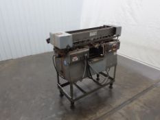 GEI Mateer Burt 408D MK V Roll Through Hot Melt Glue Can Labeler