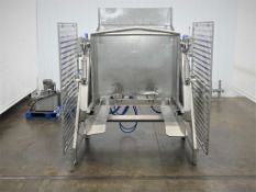 Material Transport LEO Stainless Steel Hydraulic Tote Dumper 4,000 Pounds