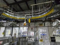 Suspended Band Driven Roller Corner Conveyor