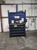 Max-Pak MP60E Hydraulic Vertical Baler W/ 10 HP Motor