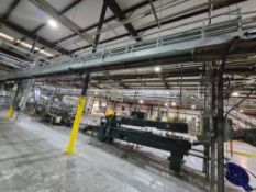 Dual Lane Suspended Case Conveyor