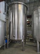 1500 Gallon Single Wall Stainless Steel Tank
