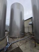 25,000 Gallon Stainless Steel Tank