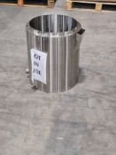12 Gallon Jacketed Stainless Steel Vessel