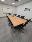 Conference Table w/ 10 Chairs