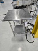 (3) Stainless Steel Tables