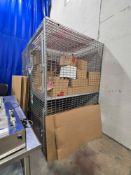 (2) Wire Security Cages