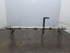 Span Tech 180 Inch Long By 8.5 Inch Wide Plastic Mat-Top Conveyor With 1 Hp Motor