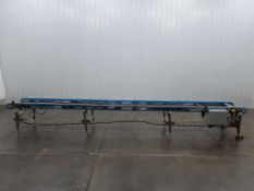 Span Tech 276 Inch Long By (2) 5 Inch Wide Mat-Top Conveyor