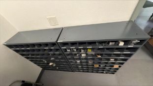 (2) Metal Storage Cabinets