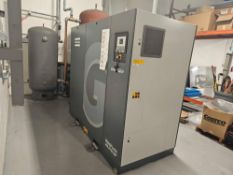 Atlas GA90VSDFF Copco Air Compressor w/ OSC 600 Oil-Water Seperator