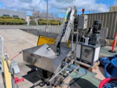 MAC Automation Cleated Incline Conveyor with Hopper