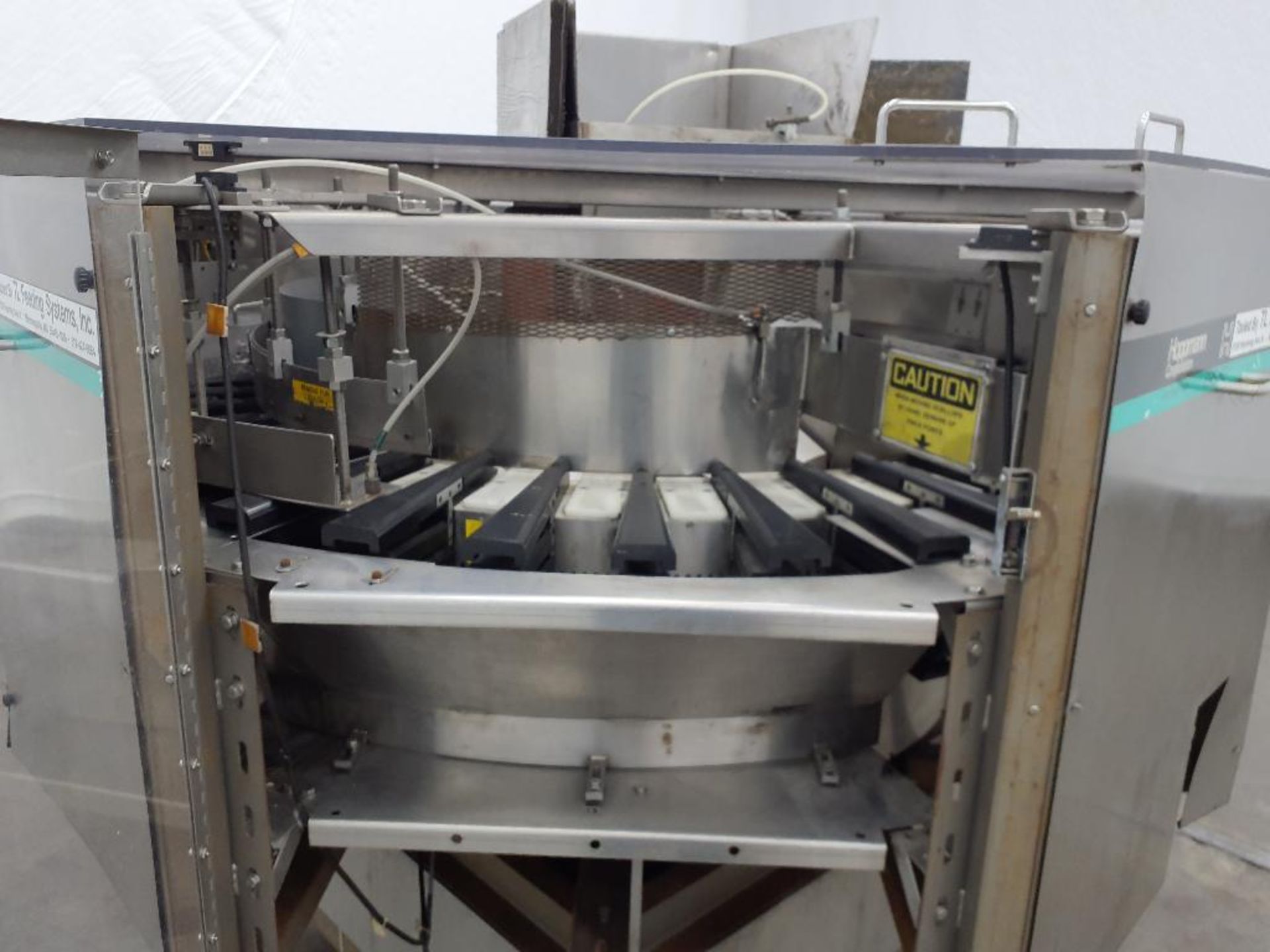 Hoppmann Corporation 52" Diameter Centrifugal Bottle Unscrambler Mounted On A Frame - Image 8 of 19
