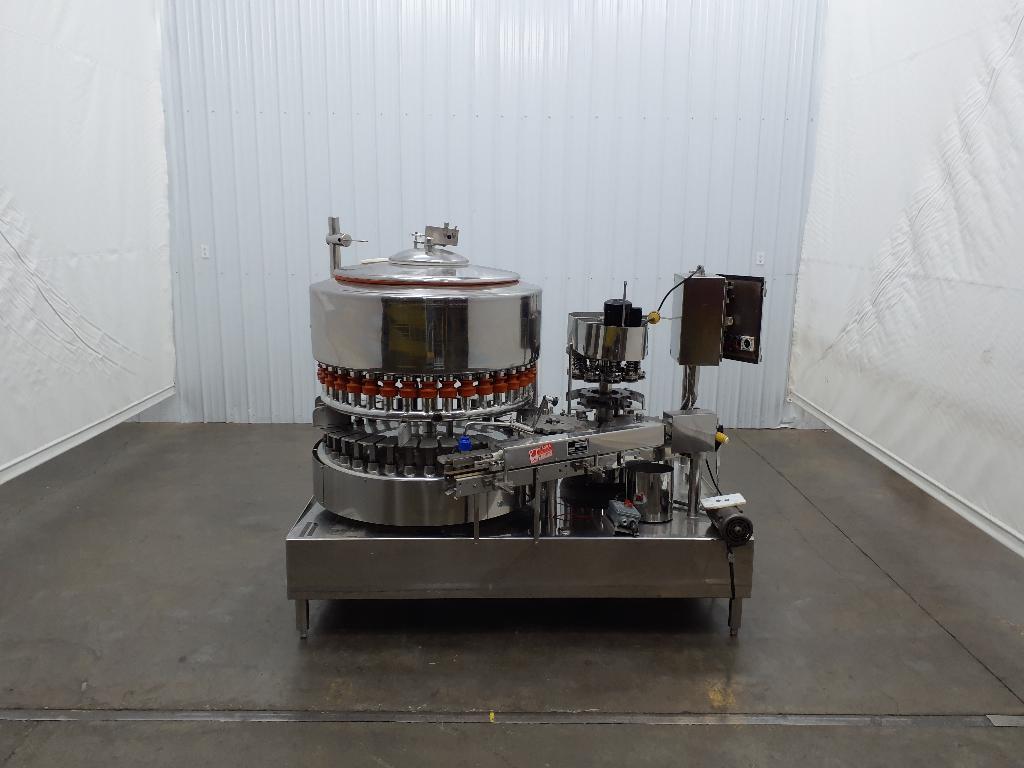 Fogg 36-10 Filler and Capper Rated For Approximately 100 Bottles Per Minute