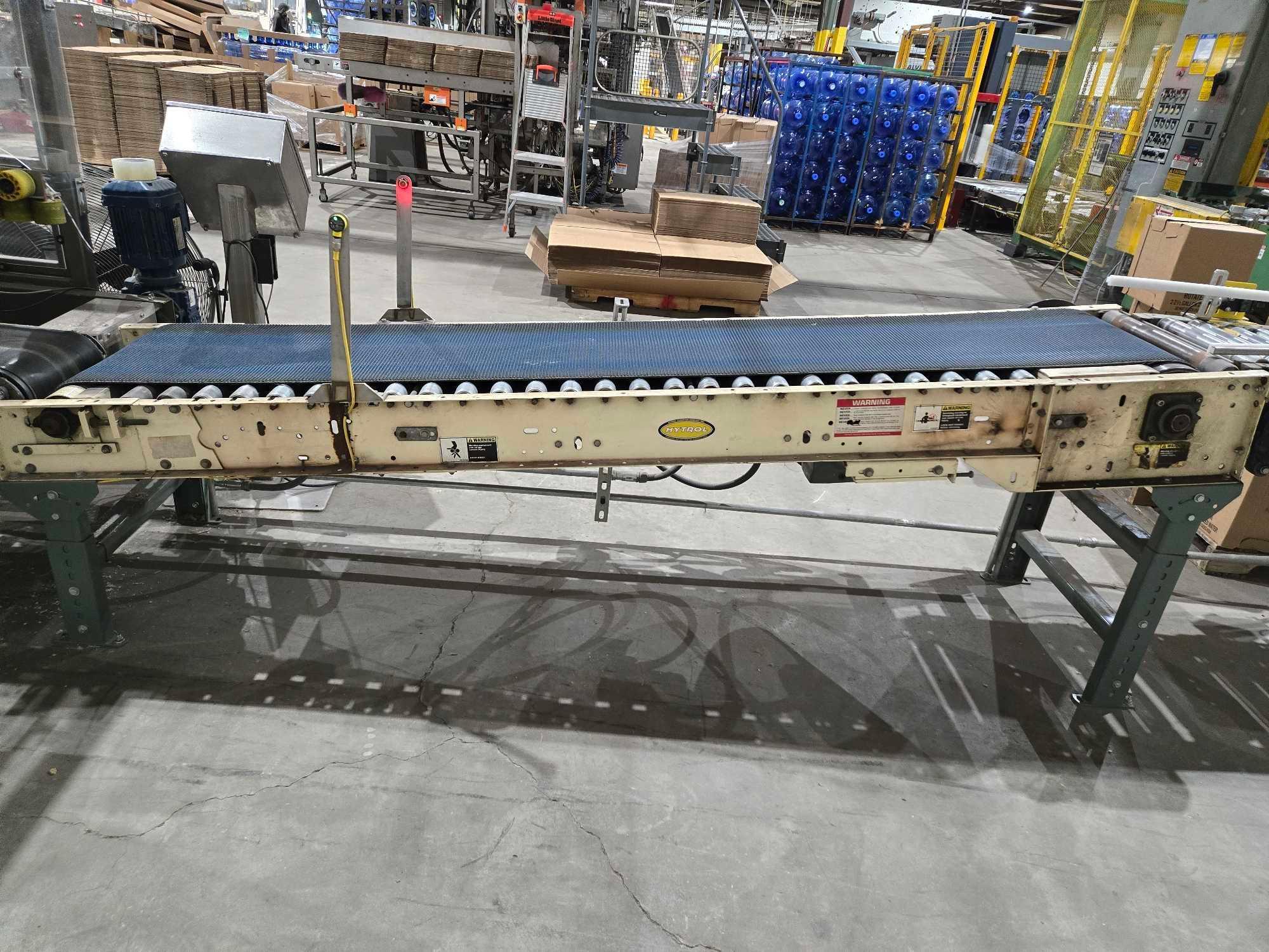 " L x 18" W Hytrol Belt Conveyor