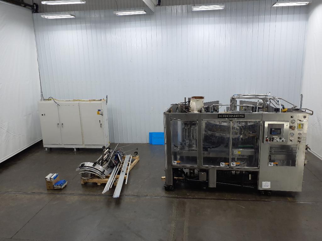 Krones Sensomatic 36 Head Stainless Steel Monoblock Pressure Filler And Capper