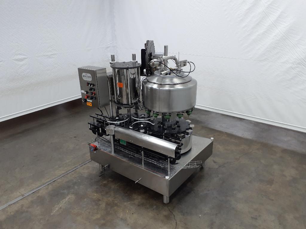 Filler Specialties AWFS 124 Rotary Gravity And Pressure Filler