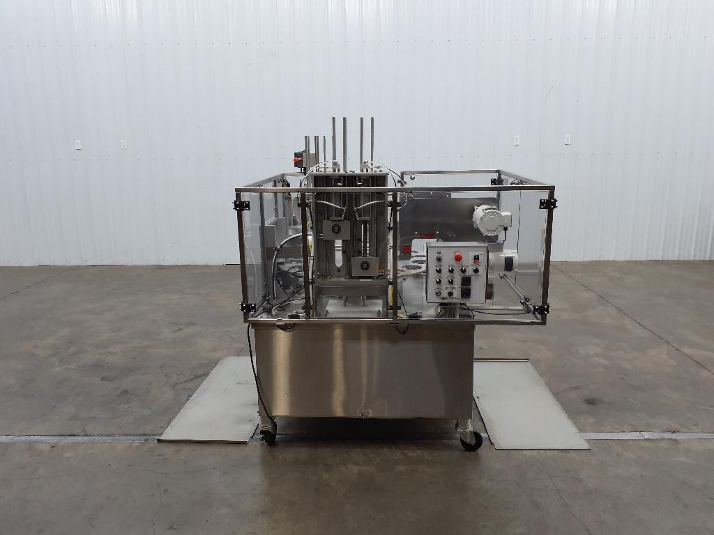 World Cup 16-32 Stainless Steel Dual Rotary Cup Lidder & Sealer