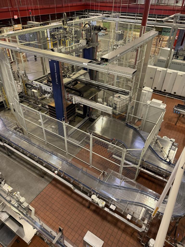 Krones Pressant Universal 1N Sweep-off Depalletizer