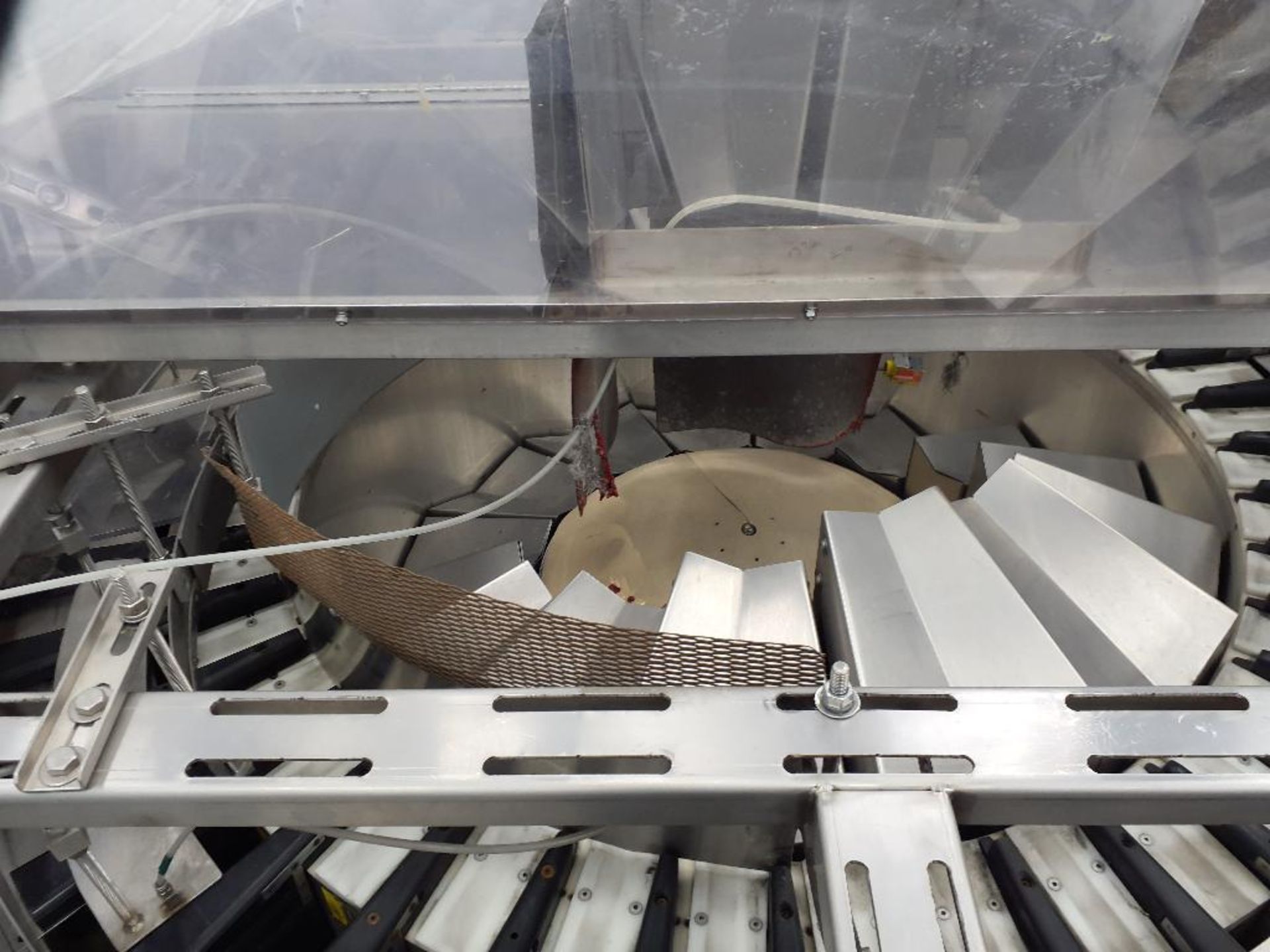 Hoppmann Corporation 52" Diameter Centrifugal Bottle Unscrambler Mounted On A Frame - Image 11 of 19