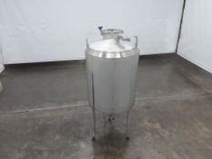 GTI 132 Gallon Stainless Steel Insulated Tank With Manual Butterfly Valve