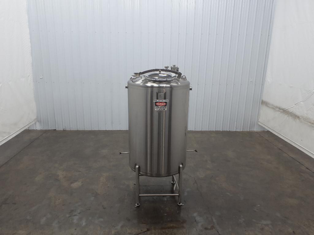 Feldmeier 500 Gallon Stainless Steel Single Wall Dish Bottom Tank