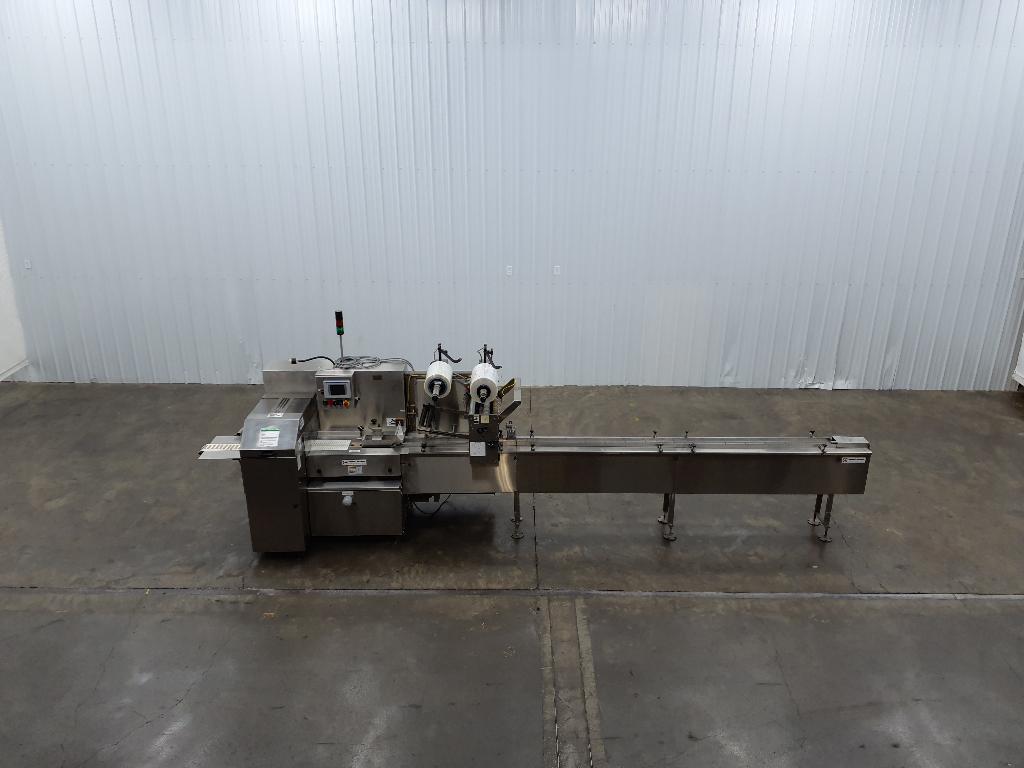 Campbell Heritage Horizontal Shrink Wrapper with SS Lugged Infeed