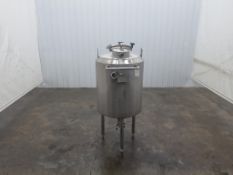 GTI 132 Gallon Stainless Steel Insulated Tank With Manual Butterfly Valve