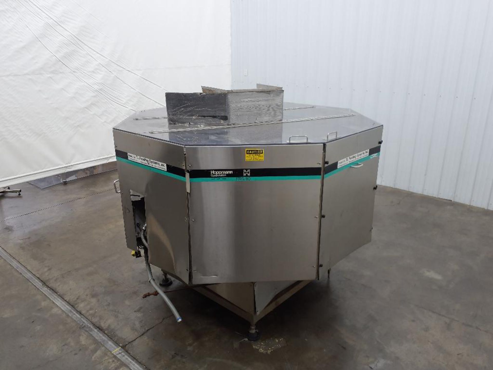 Hoppmann Corporation 52" Diameter Centrifugal Bottle Unscrambler Mounted On A Frame - Image 3 of 19