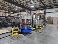 Horix HOV3238 32 Head Vacuum Counter Pressure Filler Up To 500 Fills Per Minute