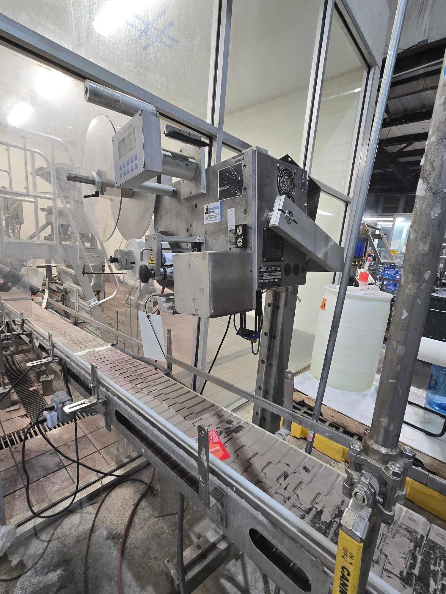 Label-Aire Model: 3111-1500 4x12 RH High Speed Pressure-Sensitive Labeler