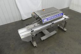 OK International SuperSealer HCA Continuous Band Bag Sealer with Conveyor, L to R Product Flow
