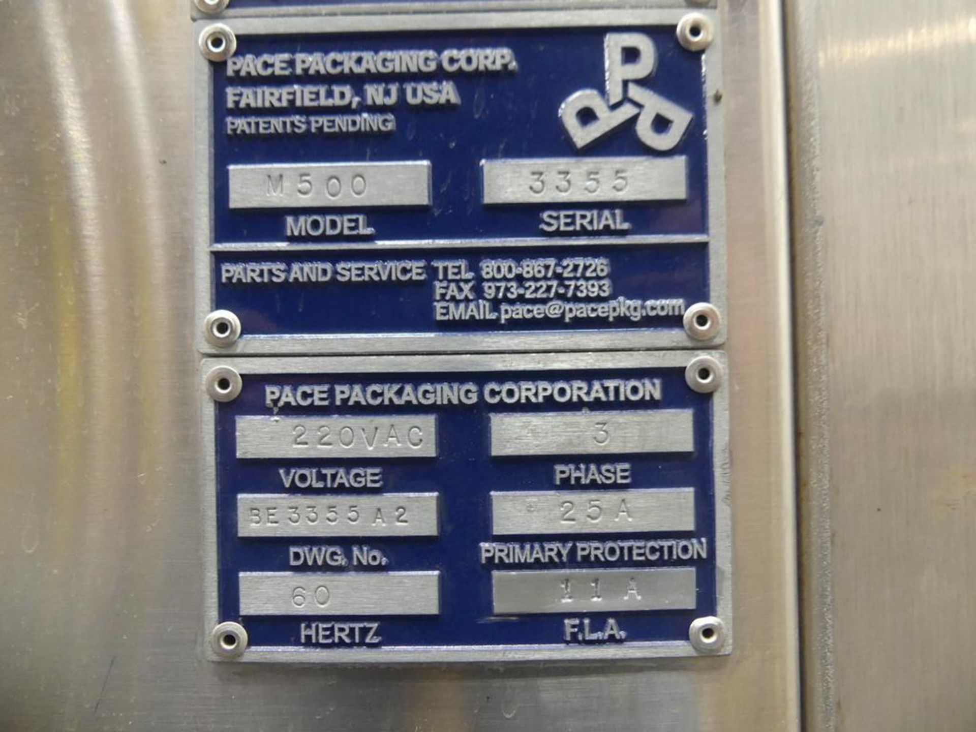 Pace M500 Stainless Steel Automatic Bulk Bottle Unscrambler with Infeed Hopper - Image 27 of 35
