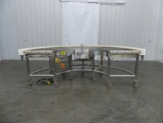 Pizzamatic Smooth Top Conveyor 180 Degree 26" W