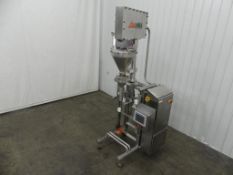 All-Fill BS-SV-600 Stainless Steel Semi Auto Fill-To-Weight Auger Filler with Hopper,