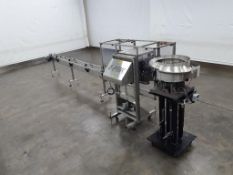 E-PAK Inline 6 Spindle Capper with Cap Sorting Bowl and 15' Long Conveyor