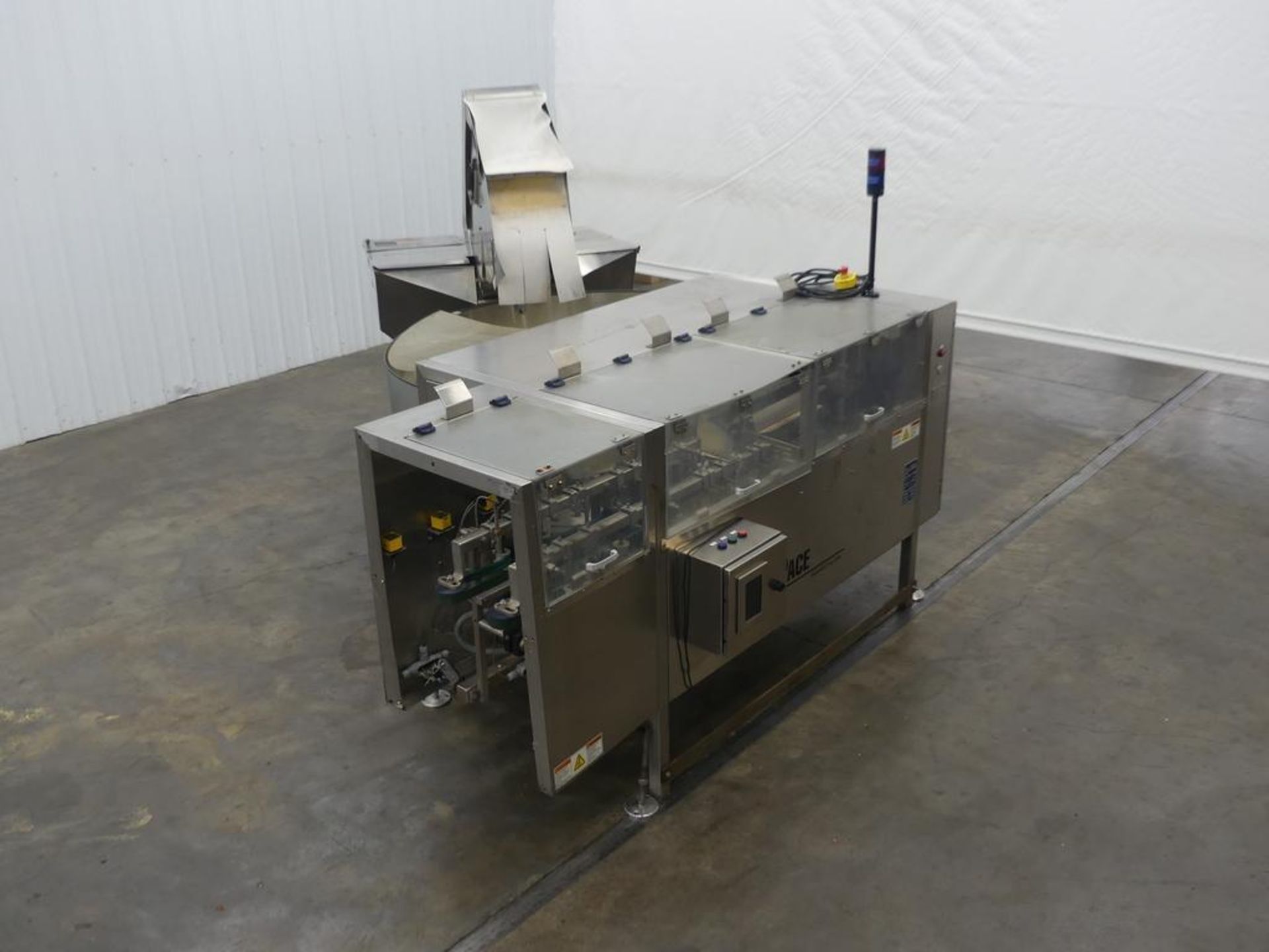 Pace M500 Stainless Steel Automatic Bulk Bottle Unscrambler with Infeed Hopper - Image 3 of 35