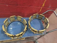 4 Brass Urschel Rotary Cutting Blades