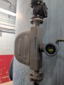 (2) Micro Motion Mass Flow Sensor with Control Panel