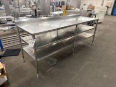 8' Ft Stainless Steel Preparation Table