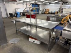 Stainless Steel Preparation Table